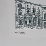 Belfast City Hall Artist Tea Towel