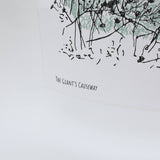 Giant's Causeway Screen Printed Artist Tea Towel