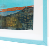 Landscape Blue framed