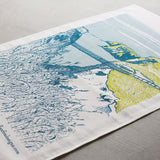 Carrick-A-Rede Rope Bridge Screen Printed Artist Tea Towel