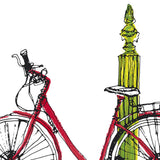 Flax Fox Designs Illustrated Bicycle Giclée Print
