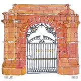 Park Gates Flax Fox Postcard £2.50