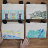 Belfast's Big Blue Fish Cotton Tote Bag