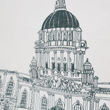 Belfast City Hall Artist Tea Towel