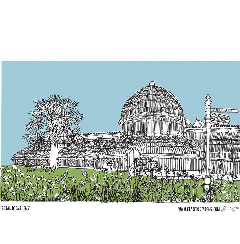 Botanic Gardens Giclée Print by Flax Fox