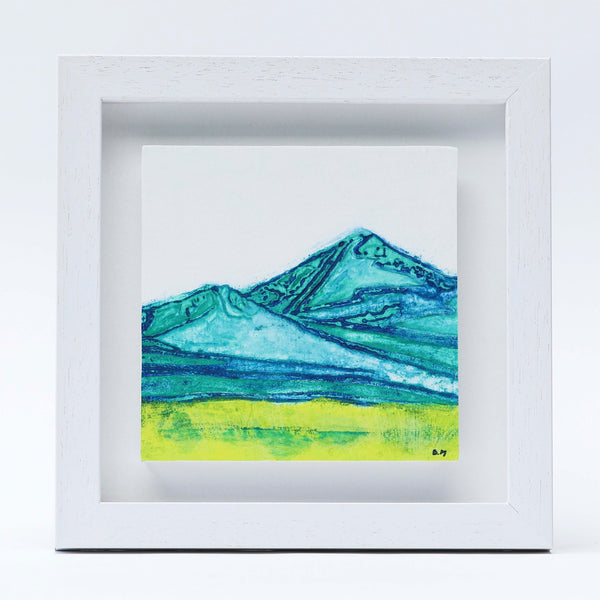 Mixed media collagraph print by Danielle Morgan