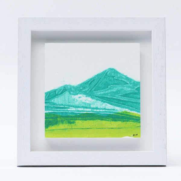 Collagraph mixed media art print by Danielle Morgan