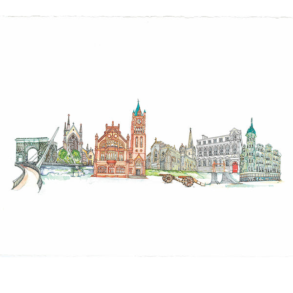 Derry Skyline by Danielle Morgan from Flax Fox