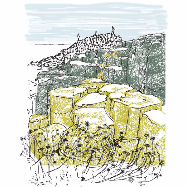 Flax Fox Designs Giant's Causeway Giclee Digital Print