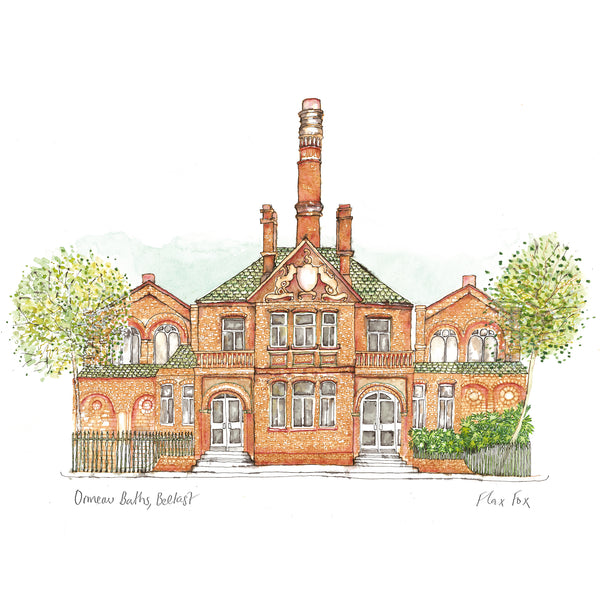 Ormeau Baths Belfast Victorian building by Danielle Morgan Flax Fox