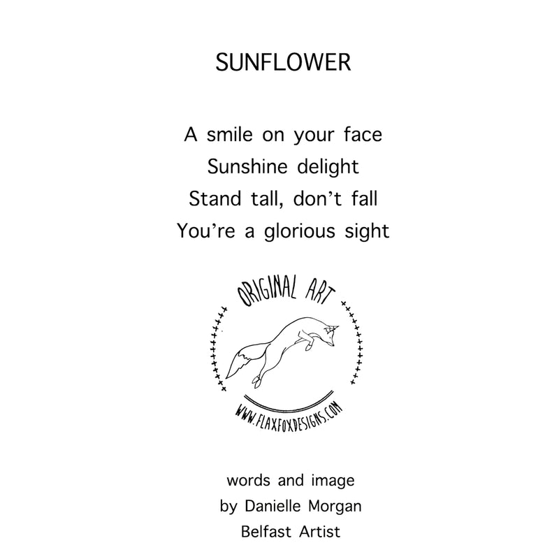 A smile on your face, Sunshine delight. Stand tall, don't fall. You're a glorious sight.