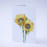 Sunflower greeting card by Danielle Morgan