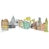 A collection of Belfast buildings sketched by Flax Fox
