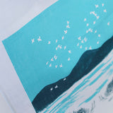 mourne mountain linen tea towel by flax fox