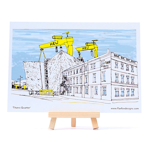 Titanic Quarter Illustration by Danielle Morgan